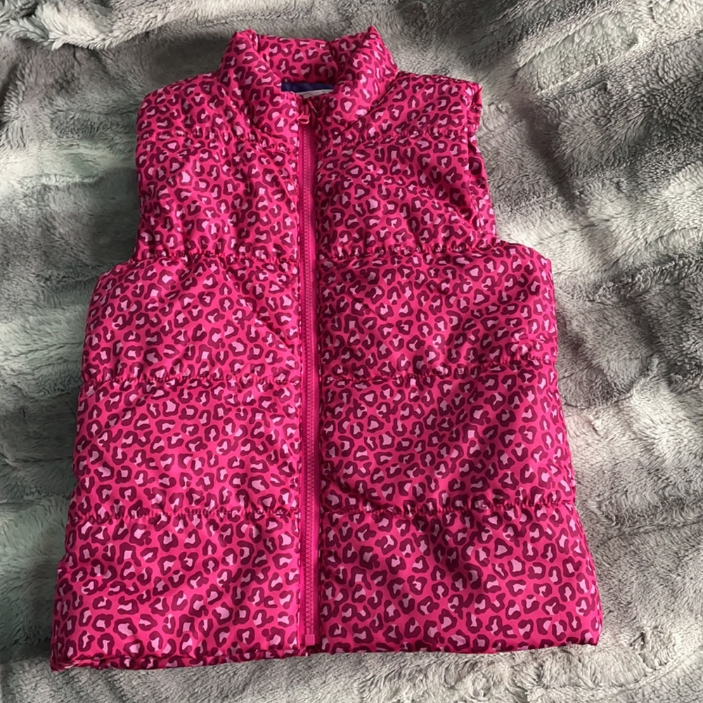 Leopard print vest size L